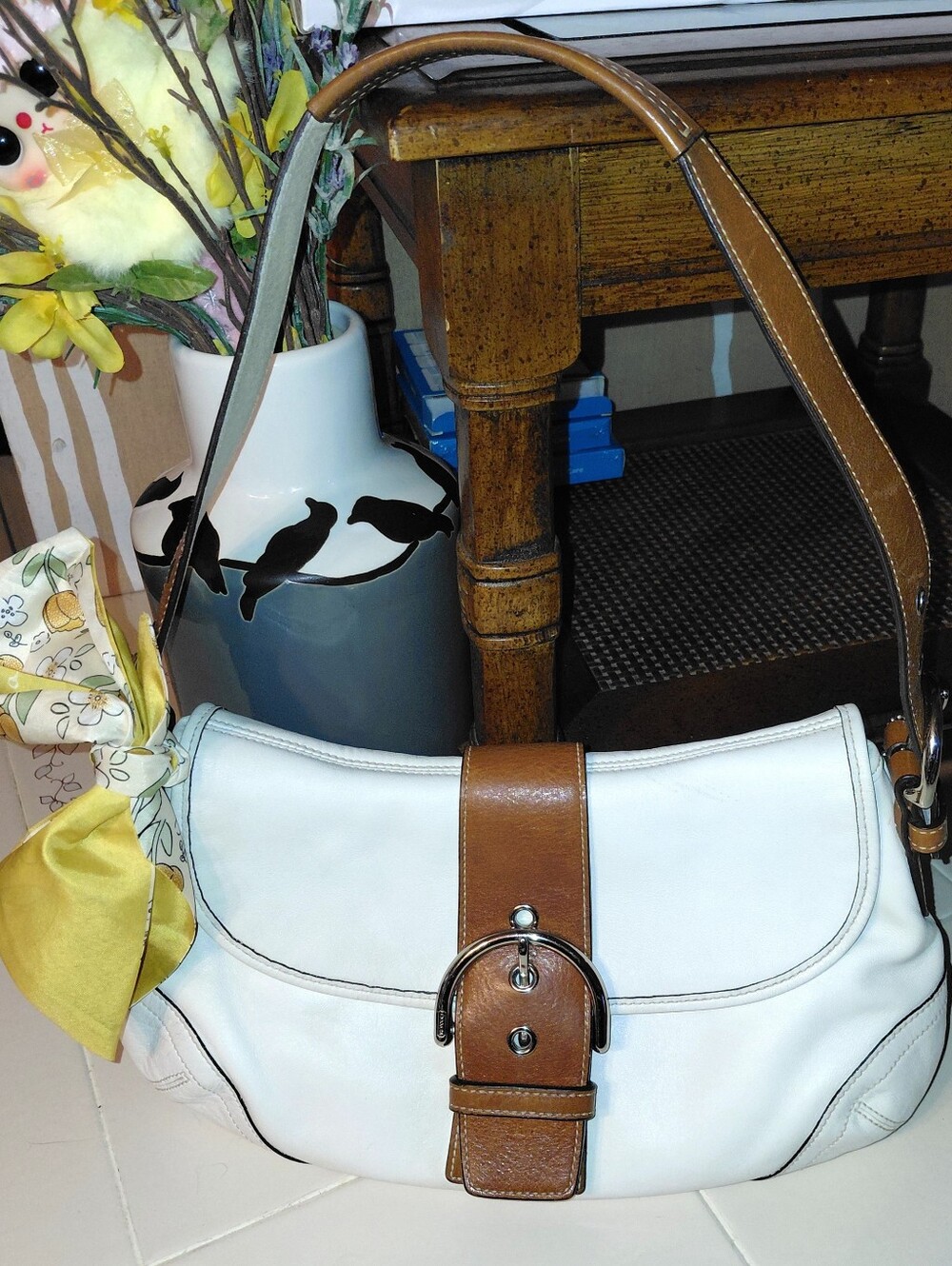 COACH SOHO VINTAGE Shoulder Bag A060-9248 Glove Tanned Soft Leather, Hangtag